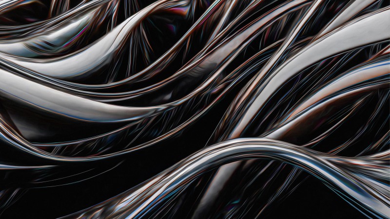 Abstract, 3D Abstract, Illustration, Graphic Design, Dark Background Wallpaper