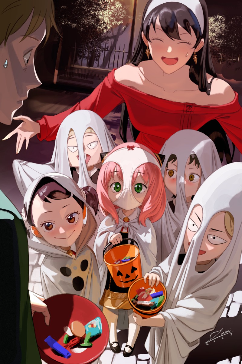 Spy X Family, Anime, Anime Girls, Anime Boys, Halloween Wallpaper