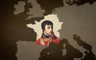 Napoleon Bonaparte, Map, French, Digital Art Wallpaper