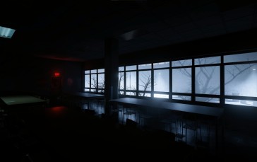 Outlast 2, Cafeteria , Eerie Wallpaper