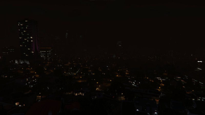 Grand Theft Auto V, Night, City, Building Wallpaper