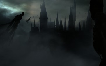 Hogwarts, Dementors (Harry Potter), Night, Eerie Wallpaper