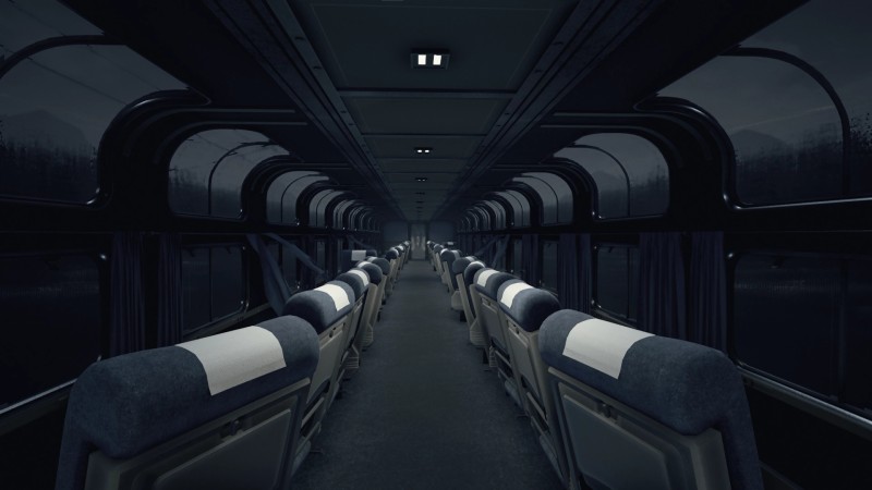 Train, Interior, Night, Isolated Wallpaper