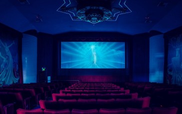 Digital Art, Movie Theater, Empty , Liminal Wallpaper