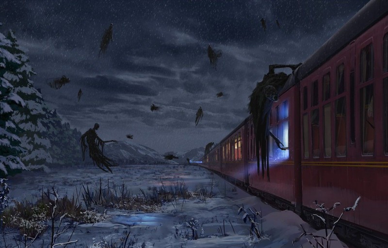 Digital Art, Hogwarts Express, Dementors (Harry Potter), Train Wallpaper