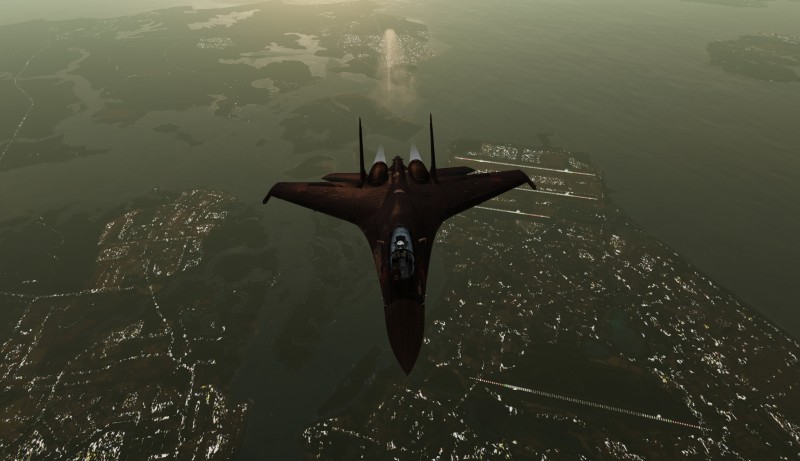 Aircraft, Jet Fighter, Game Simulator, Environment, Scenery Wallpaper