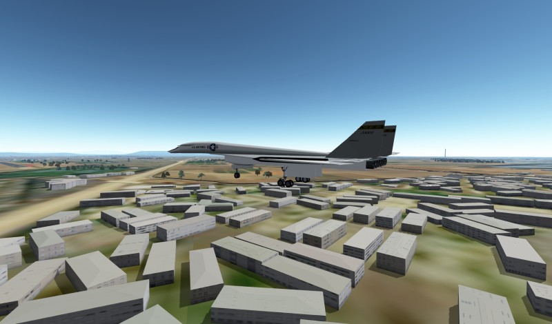 Airplane, Environment, Scenery, Game Simulator, Digital Art Wallpaper