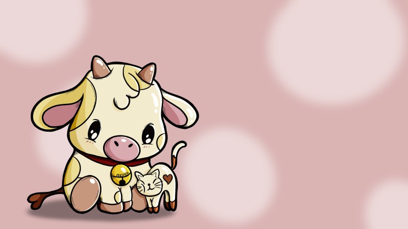 Animals, Cow Wallpaper