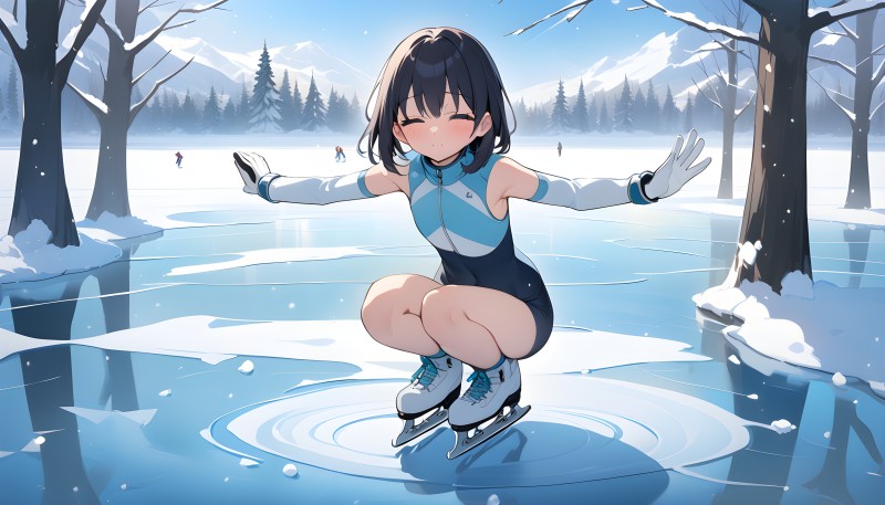 Anime Girls, AI Art Wallpaper